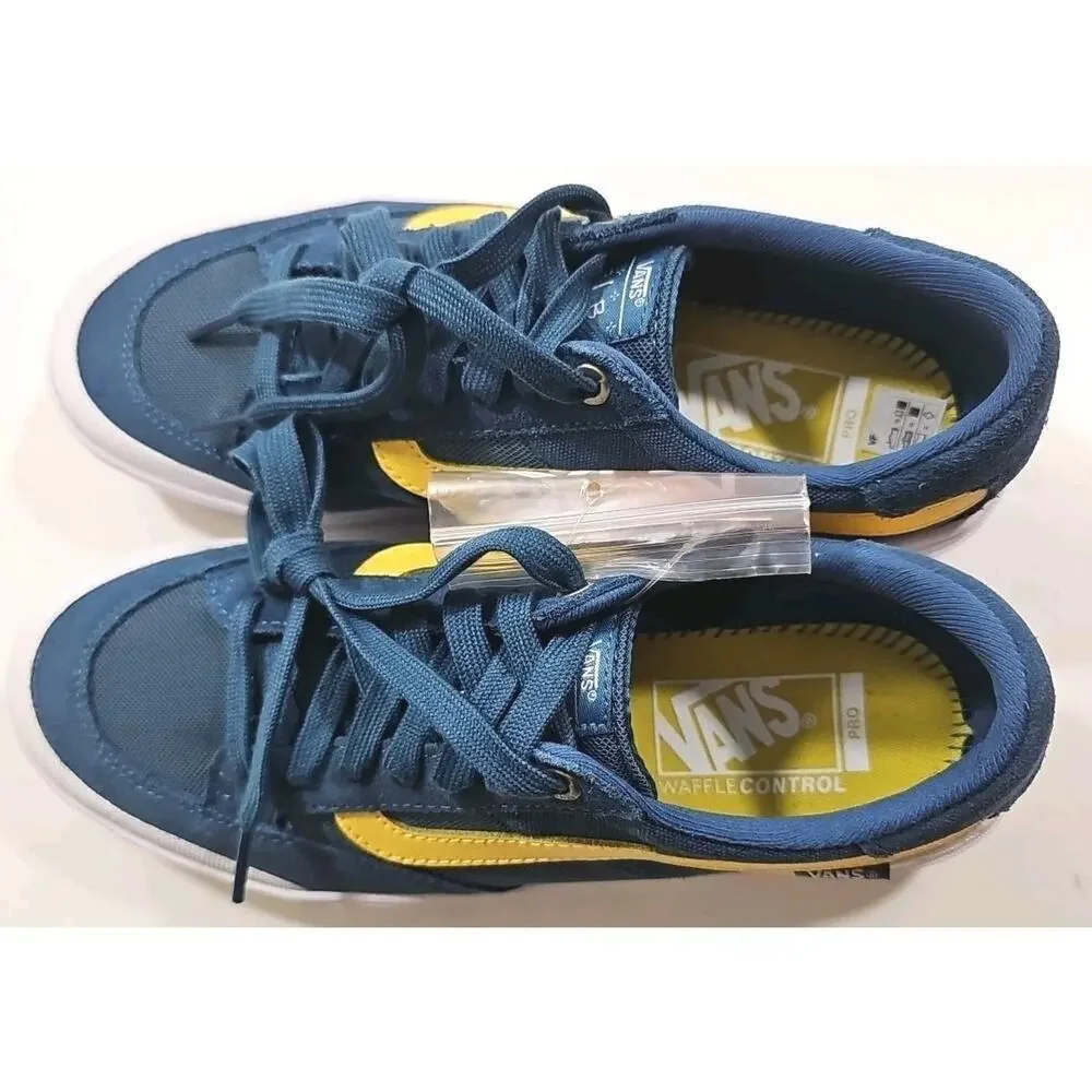 Vans ~Woman 8.5; Men's 7~ Stv. Navy Berie Pro Authentic Suede Canvas Sneakers.